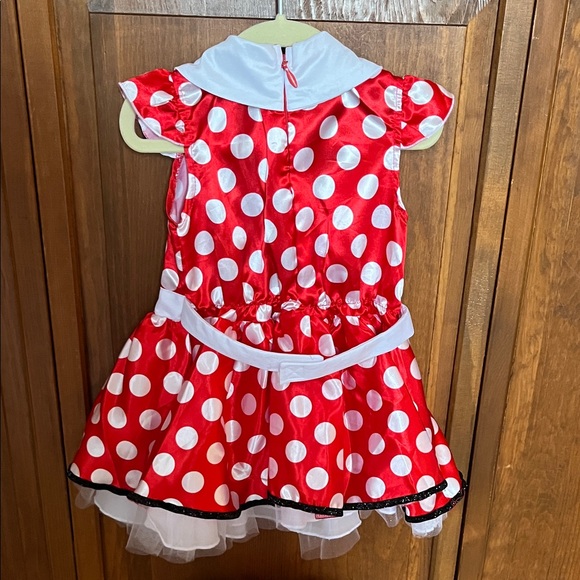 Minnie Mouse Red Polka Dot Kids Costume with Headband - Picture 7 of 11